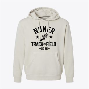 Nuner Fine Arts Academy Track and Field Pigment-Dyed Hoodie