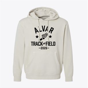 Alvar Street Special Education Center Track and Field Pigment-Dyed Hoodie
