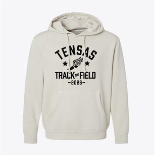 Tensas Elementary School Track and Field Pigment-Dyed Hoodie
