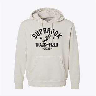 Sudbrook Middle School Track and Field Pigment-Dyed Hoodie