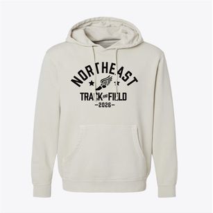 Northeast High School Track and Field Pigment-Dyed Hoodie