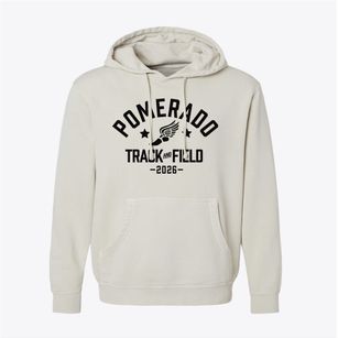 Pomerado Elementary School Track and Field Pigment-Dyed Hoodie