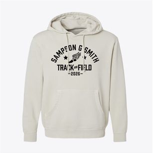 Sampson G Smith School Track and Field Pigment-Dyed Hoodie