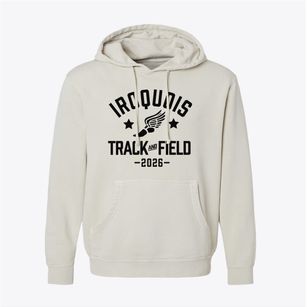 Iroquois Middle School Track and Field Pigment-Dyed Hoodie