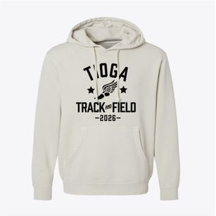 Tioga Middle School Track and Field Pigment-Dyed Hoodie