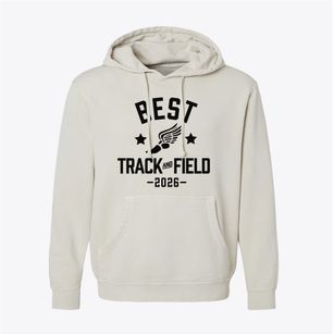 Buffalo Elementary School Of Technology Track and Field Pigment-Dyed Hoodie