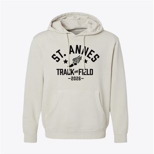 Saint Annes School Track and Field Pigment-Dyed Hoodie
