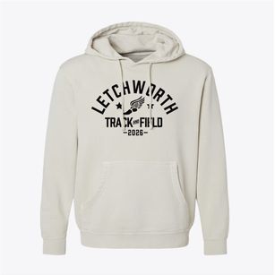 Letchworth Central Lockwood Elementary Track and Field Pigment-Dyed Hoodie