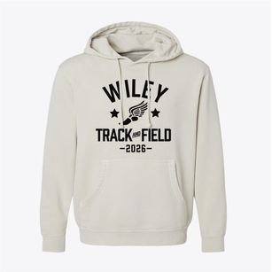 Wiley Elementary School Track and Field Pigment-Dyed Hoodie