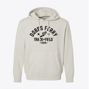Dobbs Ferry High School Track and Field Pigment-Dyed Hoodie