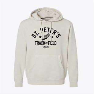 Saint Peter's School Track and Field Pigment-Dyed Hoodie