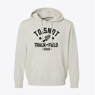 Toisnot Middle School Track and Field Pigment-Dyed Hoodie