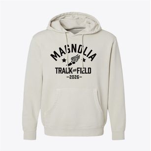 Magnolia Middle School Track and Field Pigment-Dyed Hoodie