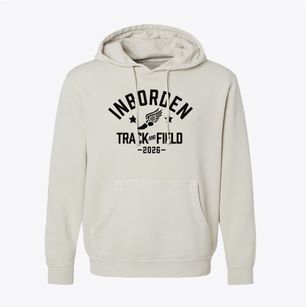 Inborden Elementary School Track and Field Pigment-Dyed Hoodie