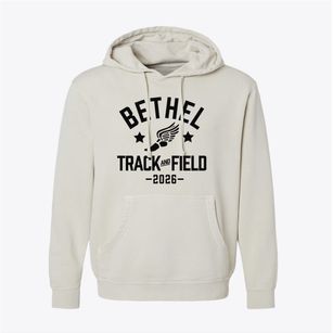 Bethel Christian Academy Track and Field Pigment-Dyed Hoodie
