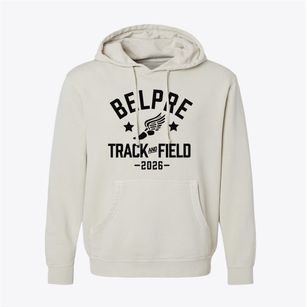 Belpre Christian Academy Track and Field Pigment-Dyed Hoodie
