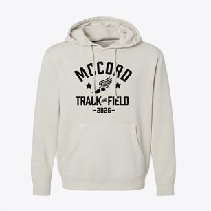 Sylvania Mccord Junior High School Track and Field Pigment-Dyed Hoodie