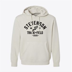 Stevenson Elementary School Track and Field Pigment-Dyed Hoodie