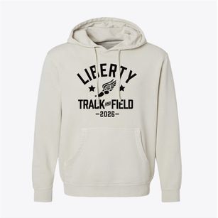 Liberty Intermediate School Track and Field Pigment-Dyed Hoodie
