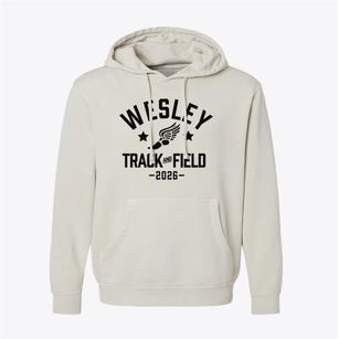 Wesley Academy Track and Field Pigment-Dyed Hoodie