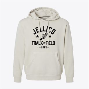 Jellico Sda School Track and Field Pigment-Dyed Hoodie