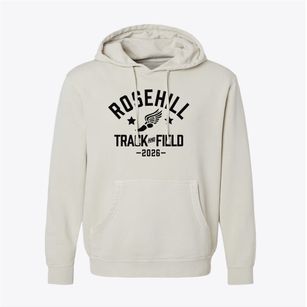 Rosehill Elementary School Track and Field Pigment-Dyed Hoodie
