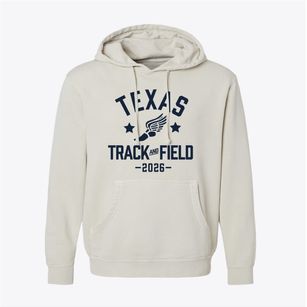 Texas Christian School Track and Field Pigment-Dyed Hoodie