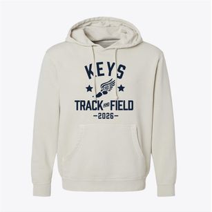 Keys Academy Track and Field Pigment-Dyed Hoodie