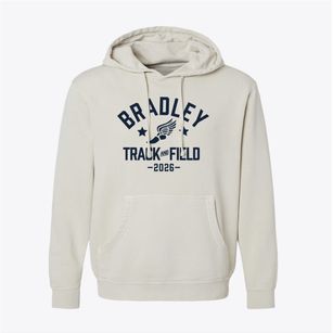 Bradley Elementary School Track and Field Pigment-Dyed Hoodie