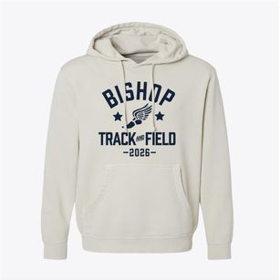 Bishop John A Marshall School Track and Field Pigment-Dyed Hoodie