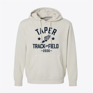 Taper Elementary School Track and Field Pigment-Dyed Hoodie