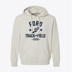 Ford Elementary School Track and Field Pigment-Dyed Hoodie