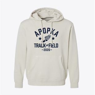 Apopka Christian Academy Track and Field Pigment-Dyed Hoodie