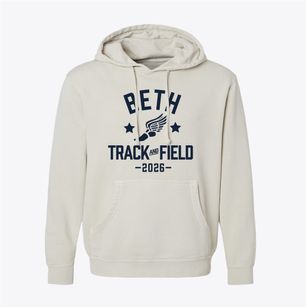 Beth Jacob School Of Miami Track and Field Pigment-Dyed Hoodie