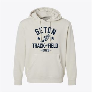 Seton Catholic High School Track and Field Pigment-Dyed Hoodie