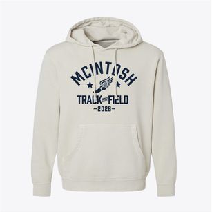 Mcintosh Middle School Track and Field Pigment-Dyed Hoodie