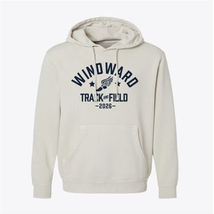 Windward Nazarene Academy Track and Field Pigment-Dyed Hoodie