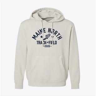 Maine North High School Track and Field Pigment-Dyed Hoodie