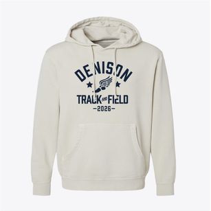 Denison Elementary School Track and Field Pigment-Dyed Hoodie
