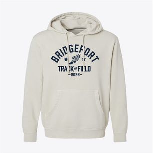 Bridgeport Elementary School Track and Field Pigment-Dyed Hoodie