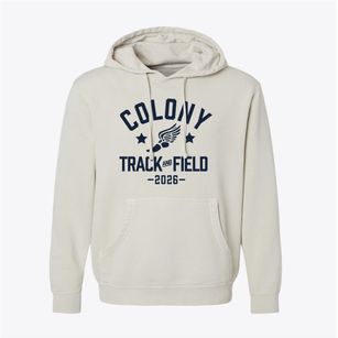 Colony Elementary School Track and Field Pigment-Dyed Hoodie