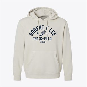Robert E Lee High School Track and Field Pigment-Dyed Hoodie