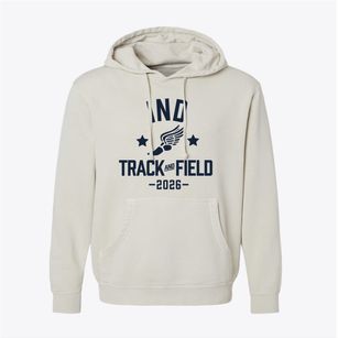Institute Of Notre Dame Track and Field Pigment-Dyed Hoodie