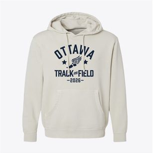 Ottawa Middle School Track and Field Pigment-Dyed Hoodie