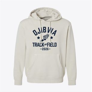 Ojibwa Elementary School Track and Field Pigment-Dyed Hoodie