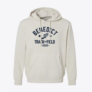 Benedict Memorial Sda School Track and Field Pigment-Dyed Hoodie