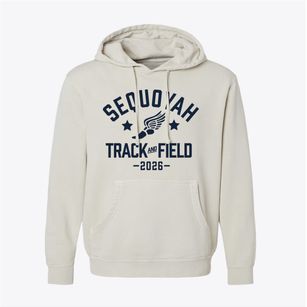 Sequoyah School Track and Field Pigment-Dyed Hoodie