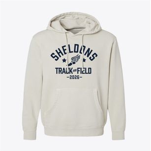 Sheldon Schools Track and Field Pigment-Dyed Hoodie