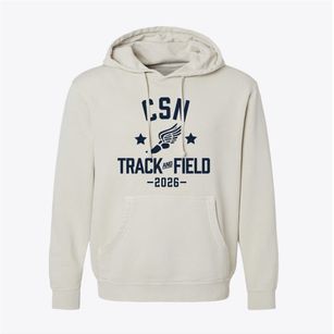 Csn Track and Field Pigment-Dyed Hoodie
