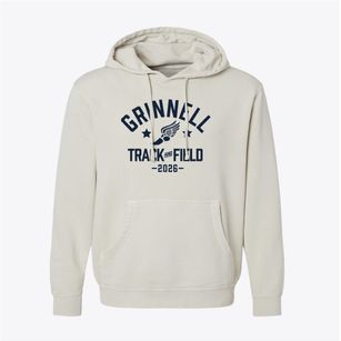 Grinnell Elementary School Track and Field Pigment-Dyed Hoodie